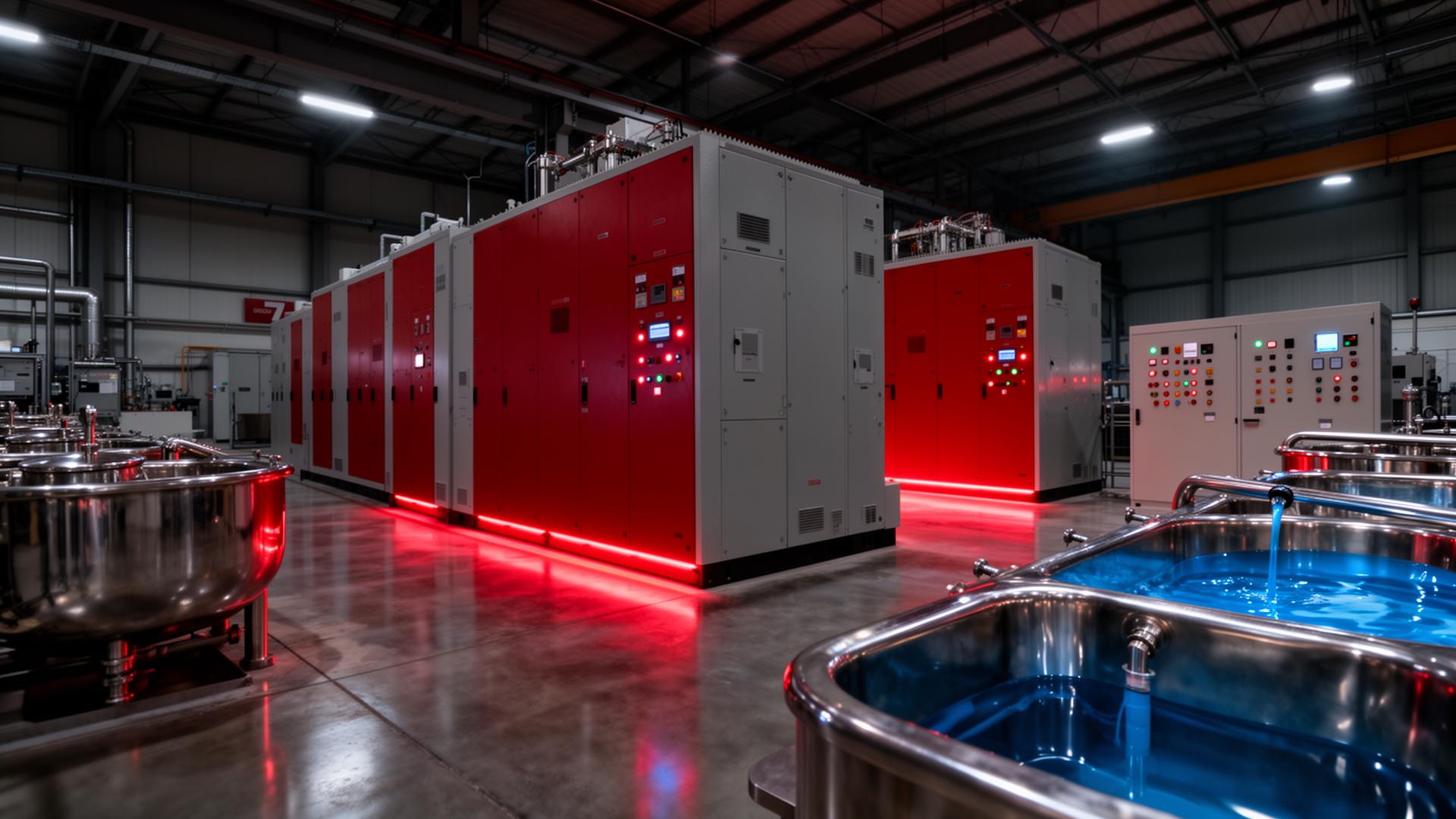 Guddu Rectifiers manufacturing facility and industrial process equipment